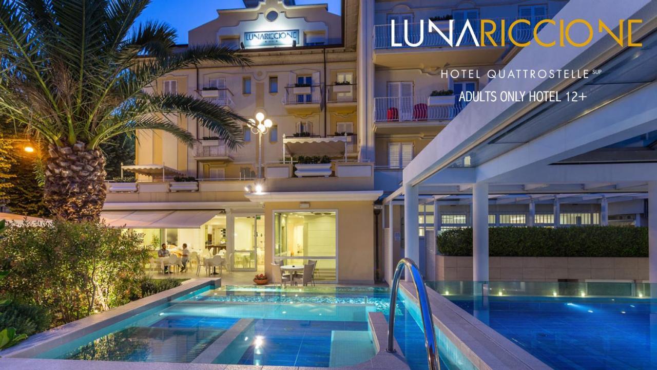 Hotel Luna Riccione E Aqua Spa Only Adults +12 Kültér fotó