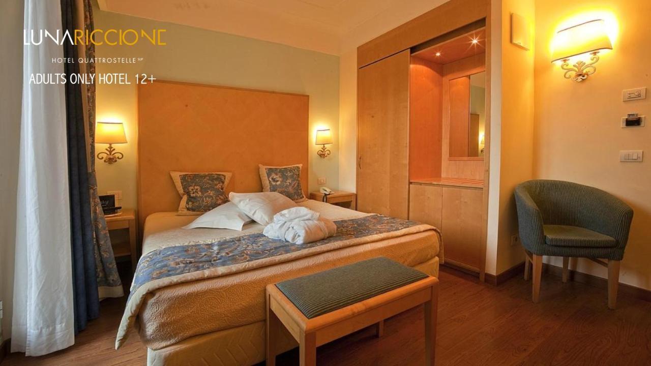 Hotel Luna Riccione E Aqua Spa Only Adults +12 Kültér fotó