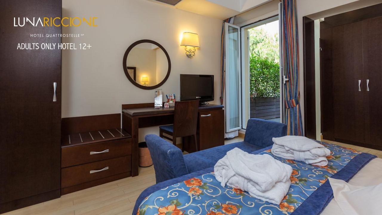 Hotel Luna Riccione E Aqua Spa Only Adults +12 Kültér fotó